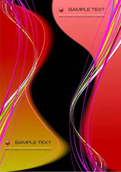 Abstracte achtergrond. gekleurde cover illustratie vector — Stockvector