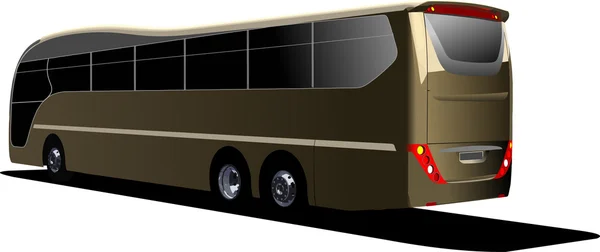 Autobus turystyczny. trener. Ilustracja wektorowa — Wektor stockowy