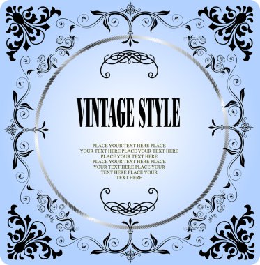 Vintage frame clipart