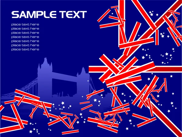 Britain image background — Stock Vector