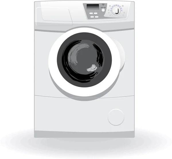 Abbildung zum Waschmaschinenvektor — Stockvektor