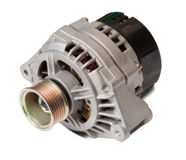 Automotive power generating alternator clipart