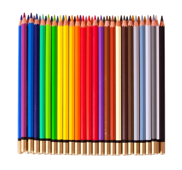 Pencils over white — Stock Photo, Image