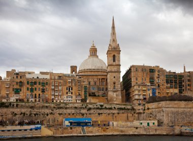 View of Valletta, Malta. clipart