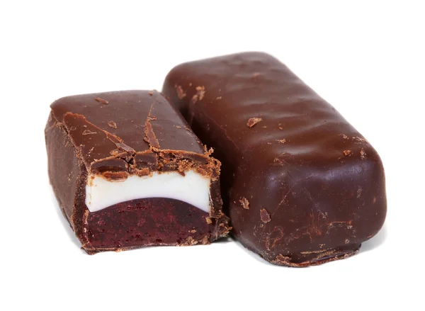 Doces de chocolate com marmelada — Fotografia de Stock