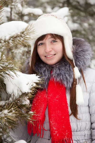 Kız kış portresi — Stok fotoğraf
