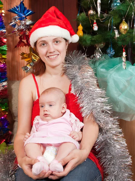 Ritratto di Natale in famiglia — Foto Stock