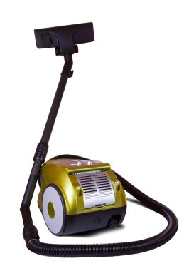 Vacuum cleaner on white background clipart