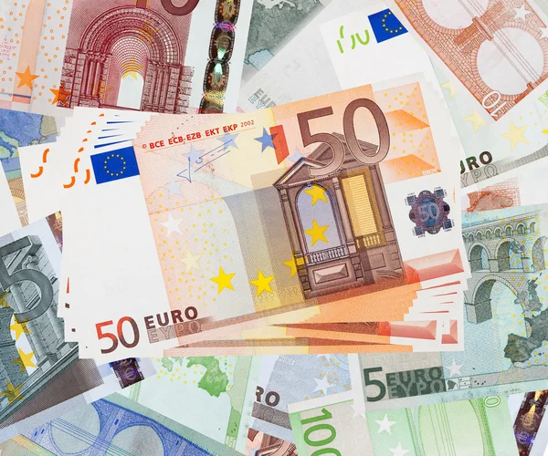 Bakgrund till eurosedlar — Stockfoto