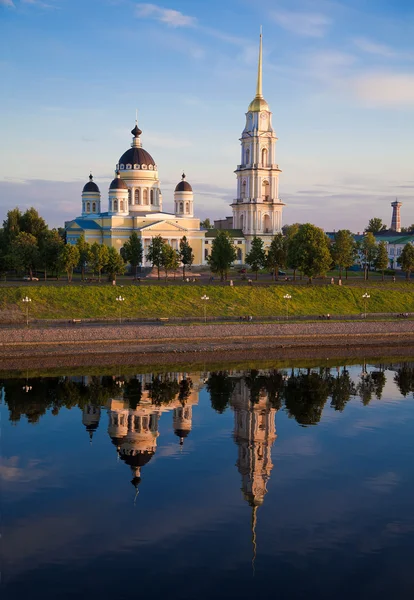 stock image Spaso-preobrazheniky cathedral on Volga