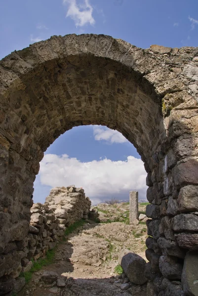 Ruinerna av forntida slott — Stockfoto