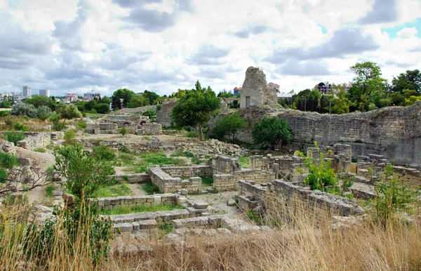 Ruinerna av antika staden khersones — Stockfoto
