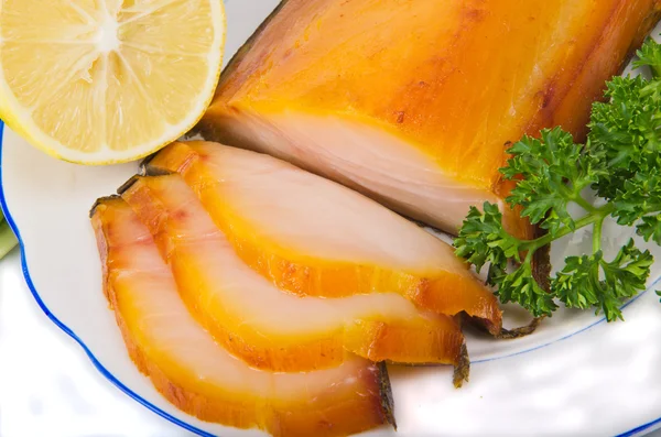 stock image Kipper with greens