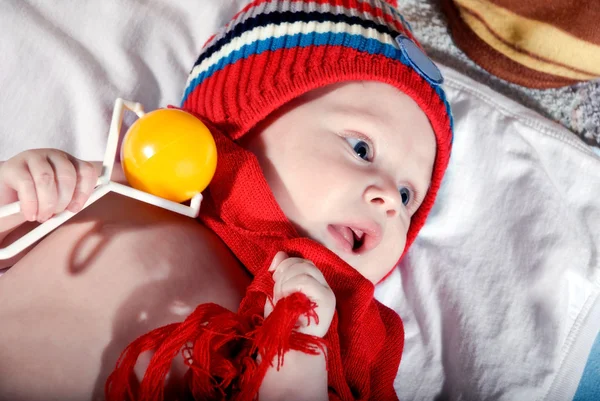 美しい赤ちゃんの明るい肖像画 — ストック写真