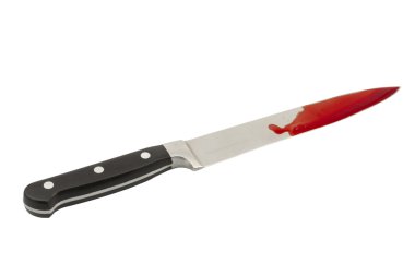 Bloody knife clipart