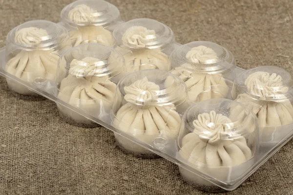 Georgiska dumplings — Stockfoto