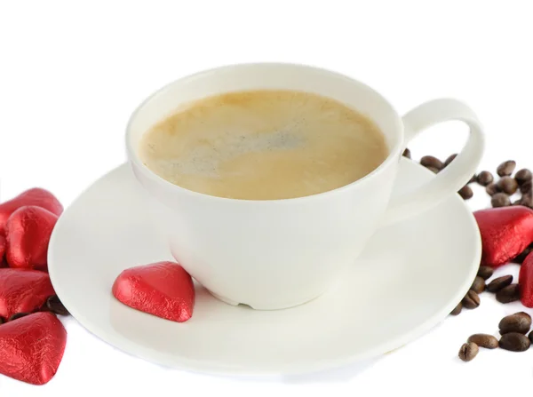 Káva a sladkosti — Stock fotografie