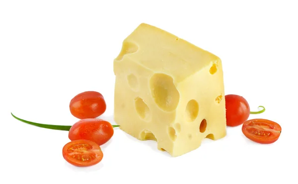 Cheese and tomatoes — Stock Photo, Image