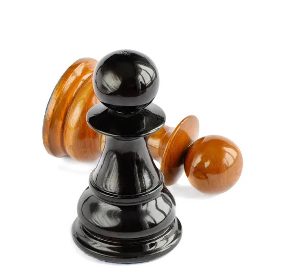 Σκάκι απομονωμένο σε λευκό φόντο — Φωτογραφία Αρχείου