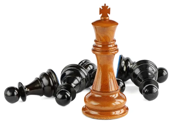 Σκάκι απομονωμένο σε λευκό φόντο — Φωτογραφία Αρχείου