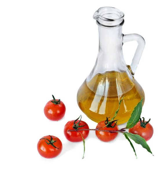 Azeite e tomate — Fotografia de Stock