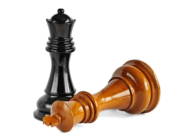 하얀 배경에 고립된 체스 — 스톡 사진
