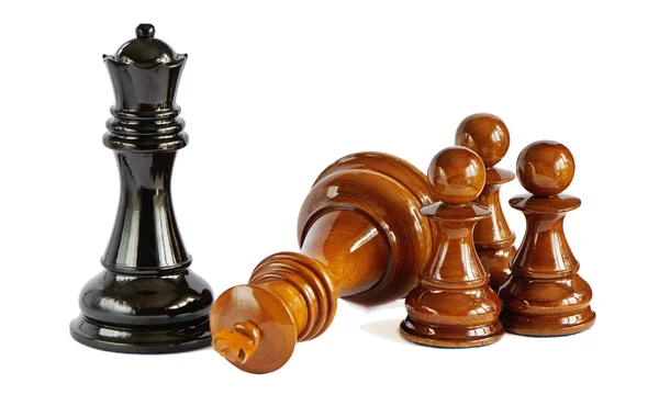 Шахи ізольовані на білому тлі — стокове фото