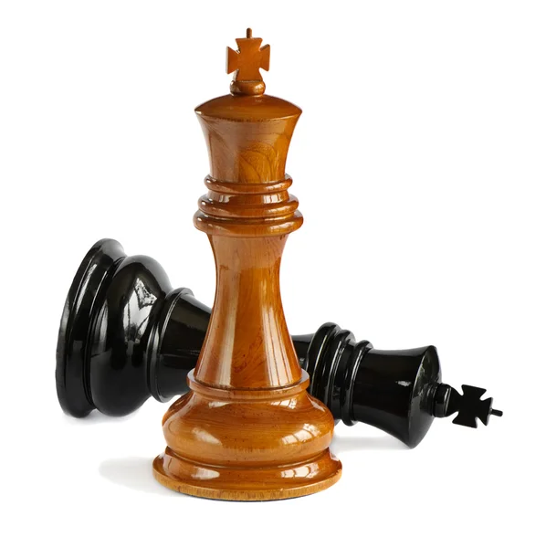 Schach isoliert auf weißem Hintergrund — Stockfoto