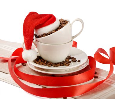 Christmas coffee clipart