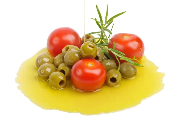 Oliv a rajčat — Stock fotografie