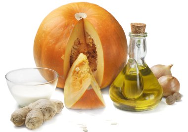 çorba malzemeleri - kabak çorbası