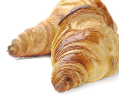 Croissant isolated on white clipart