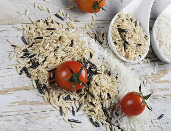 stock image Wild and whole grain brown rice