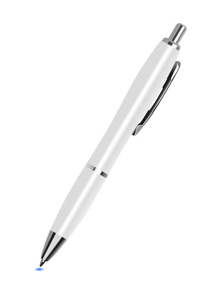 Белая сковорода, вектор
