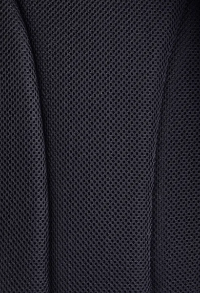 Macro shot of black nylon mesh fabric — Stock Photo, Image
