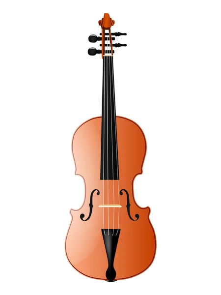 Векторная скрипка — стоковый вектор
