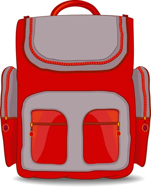Çocuk için okul çantası — Stok Vektör