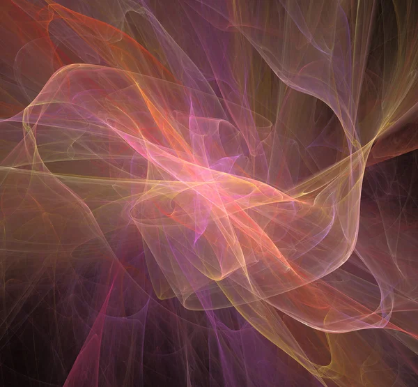 Abstract fantastic veil fractal image — Stock Photo, Image