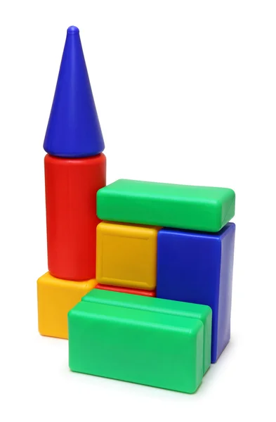 Dom bloków - meccano zabawka — Zdjęcie stockowe