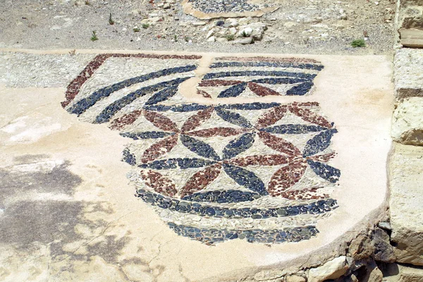 Ancient mosaic in Kourion, Cyprus — Stock Photo, Image