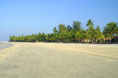 Cenang beach on Langkawi island clipart