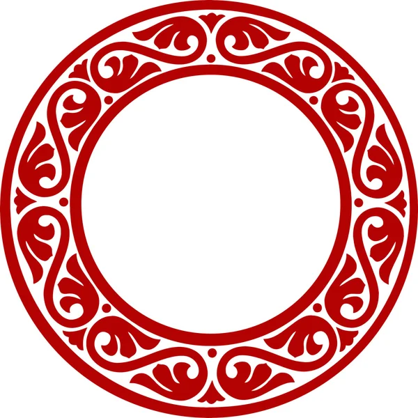 Decoratieve cirkel kader — Stockvector