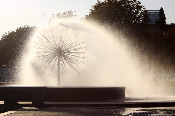 Kruhu fontána — Stock fotografie