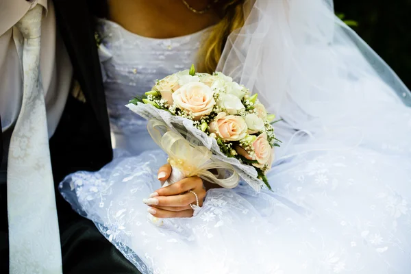 Bouquet de mariage extérieur — Photo