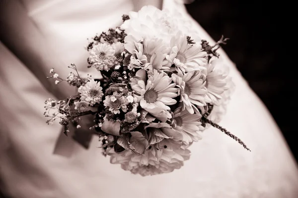 Bouquet da sposa con aneto — Foto Stock