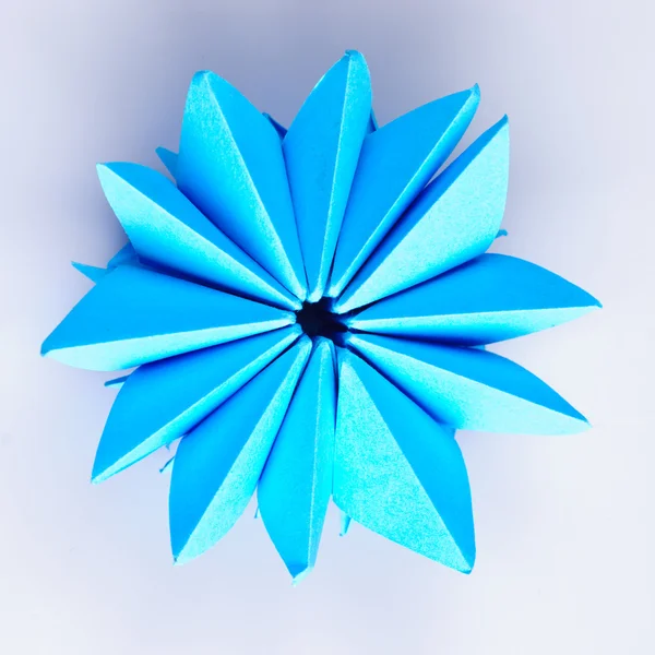 Fiocco di neve origami — Foto Stock