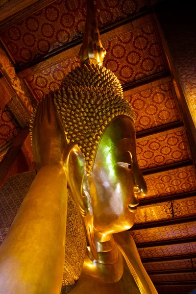 Buddha sdraiato, Wat Pho, Bangkok, Thailandia — Foto Stock