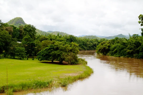 タイ ジャングル内の川 — ストック写真