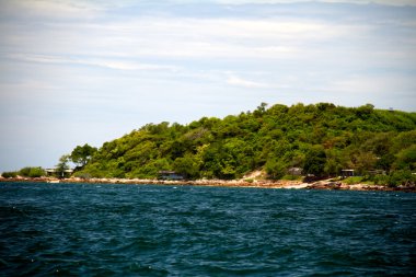 Beautiful blue sea from Similan islands in Thailand, Asia clipart