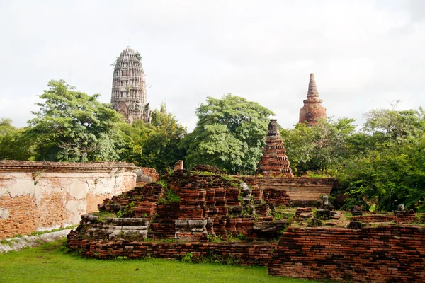 Παγόδα στο wat chaiwattanaram ναός, Αγιουτάγια, Ταϊλάνδη — Φωτογραφία Αρχείου